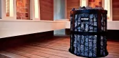 Finnische und Infrarot Sauna mit Kristallsalz Finnische und Infrarot Sauna mit Kristallsalz