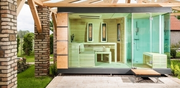 Wellness Garten Saunahaus mit Dusche, Sauna günstig vom Hersteller kaufen Deutschland