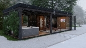 Garten sauna mit whirpool