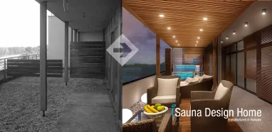 Individuelle Wellness Terrasse 