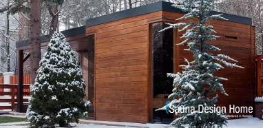 Modernes finnisches und Infrarot Sauna in Einem Modernes finnisches und Infrarot Sauna in Einem