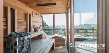 Panorama Saunahaus, diregt vom Hersteller zu günstigem Preis