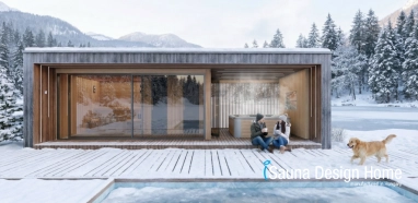 Wellnesshaus im Garten