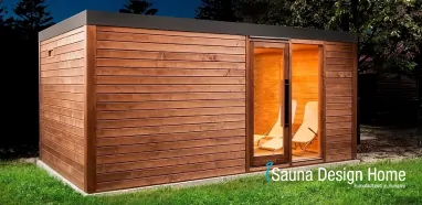 Garten Saunahaus mit Vorraum, Wellness in Ihrem eigenen Garten Garten Saunahaus mit Vorraum, Wellness in Ihrem eigenen Garten