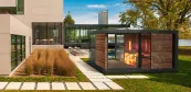Luxus Saunahaus mit kombinierter Sauna Luxus Saunahaus mit kombinierter Sauna
