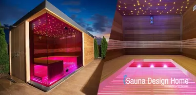 Finnische Sauna im Minimalstil, Saunahaus direkt vom Hersteller