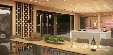 Wellness Saunahaus Planung und Realisierung