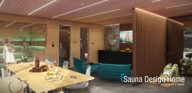 Individuelle Familien-Saunahause