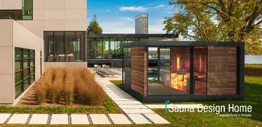 Luxus Saunahaus mit kombinierter Sauna Luxus Saunahaus mit kombinierter Sauna