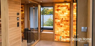 Wellnessbereich mit Salzwand Wellnessbereich mit Salzwand