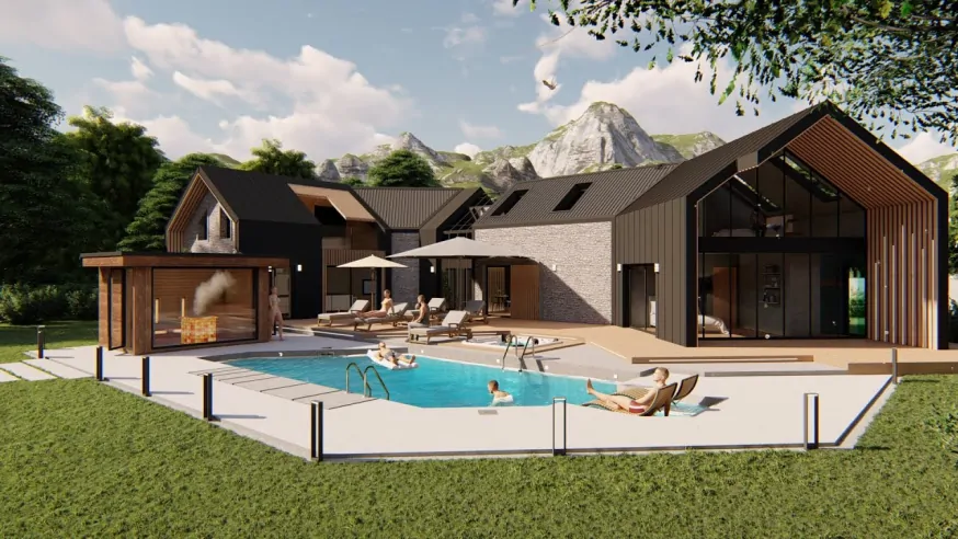 Innenarchitektonische Visualisierung und Realisierung