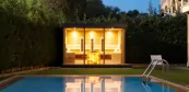 Gartensauna Bau