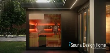 Gartensauna mit Vorraum Gartensauna mit Vorraum