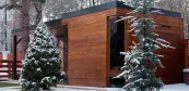 Modernes finnisches und Infrarot Sauna in Einem Modernes finnisches und Infrarot Sauna in Einem
