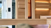 Sauna mit Infrarotpaneel Sauna mit Infrarotpaneel