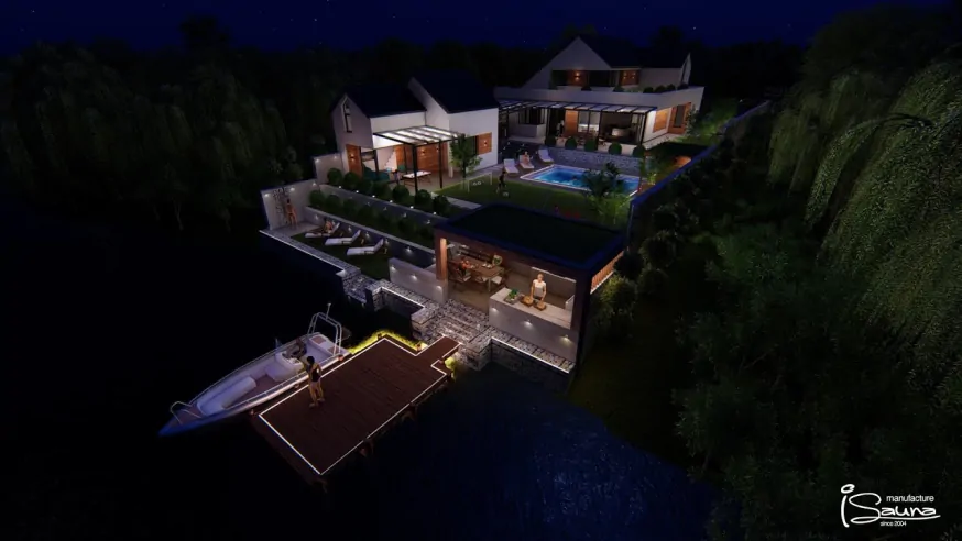 3D Planung eines Einfamilienhauses am Donau-Ufer