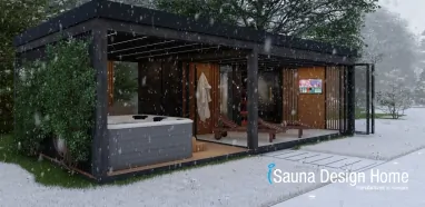 Garten sauna mit whirpool Garten sauna mit whirpool