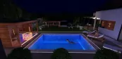 Garten mit Pool und Sauna Garten mit Pool und Sauna