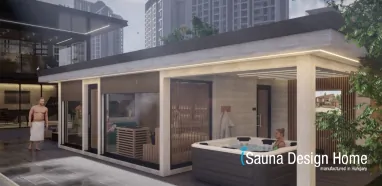kombinierte Gartensauna kombinierte Gartensauna