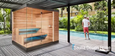 Außensauna im Minimalstil, Gartensauna Minimal Außensauna im Minimalstil, Gartensauna Minimal