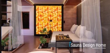 Himalaya Salzwand im Wellness Himalaya Salzwand im Wellness