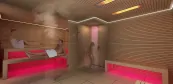 Sauna Wellness mit Dusche, Gesundheitsfördernde Sauna Sauna Wellness mit Dusche, Gesundheitsfördernde Sauna
