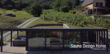 Wellness Saunahaus Herstellung