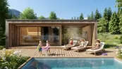 Sauna mit Ruhebereich