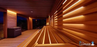 Interieur Design, Bikram Yoga, Saunahaus Interieur Design, Bikram Yoga, Saunahaus