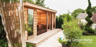 Außensauna mit Gründach München, Sauna kaufen München