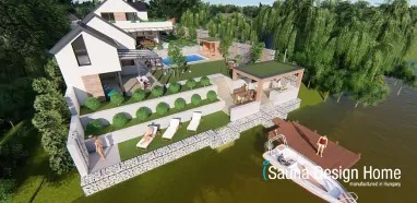 Haus am Donau Ufer, Gartenplan Haus am Donau Ufer, Gartenplan