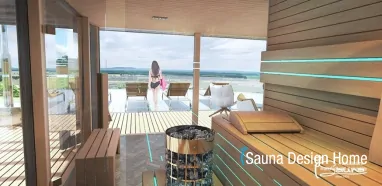 Finnishe Sauna, iSauna Design in Ihrem eigenen Garten