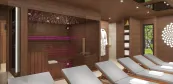 Luxus Saunahaus mit Relaxraum Luxus Saunahaus mit Relaxraum