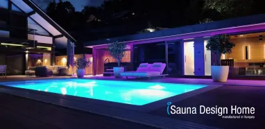 Außensauna mit Pool Außensauna mit Pool