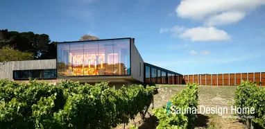 Gartensauna auf dem Weingut Gartensauna auf dem Weingut