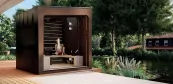 Sauna auf der Terrasse