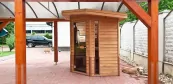 Gartensauna nach Maß, maßgeschneiderte Ausführung