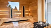 Finnische Sauna mit Infrarot Finnische Sauna mit Infrarot
