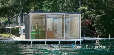 Individuelles Saunahaus, individuelle Formgestaltung