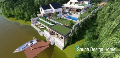 Einfamilienhaus und Wellness Garten Planung Einfamilienhaus und Wellness Garten Planung