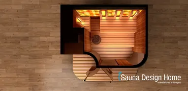 Saunahaus im Garten