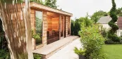 Außensauna mit Gründach München, Sauna kaufen München